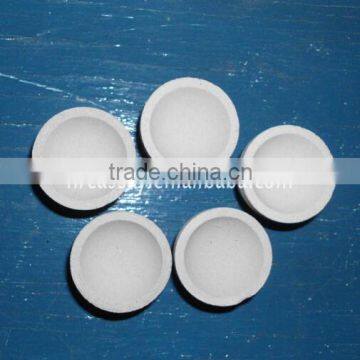 High thermal and shock resistance board magnesite cupel