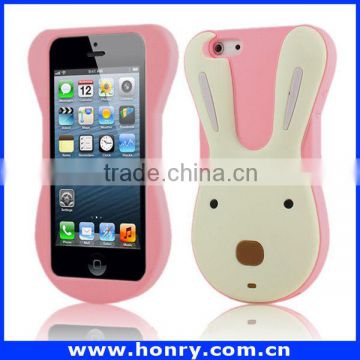 Silicon Rabbit Mobile Phone Cases for iphone 5 5s,Animal Case for IPhone