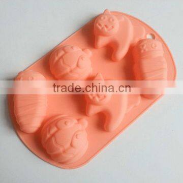 CM-466 hot selling frog shape silicone cake mold mold