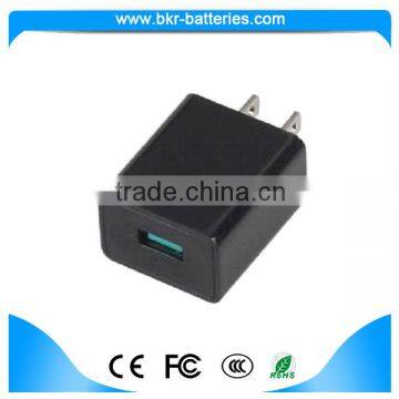 Fixed US plug Qc2.0 battery charger portable battery charger for samsung galaxy s4