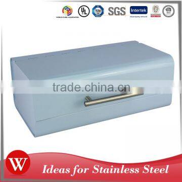 Colorful Powder Coating Rectangular bread bin bread box storage box
