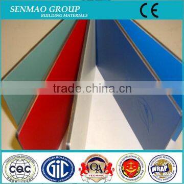 acp cladding sheet wood grain finishing plastic composite exterior wall material aluminum laminated sheet