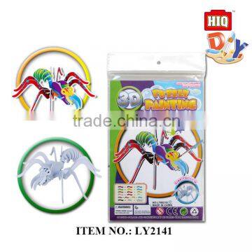 Funny diy paper drawing toys lovely insect painting toys for education