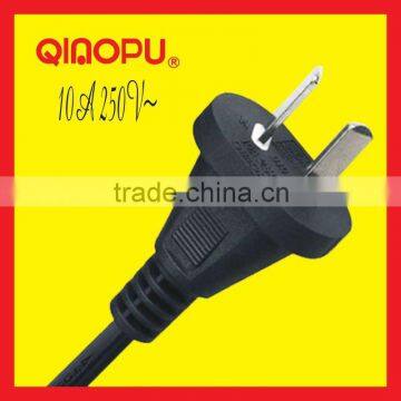 QIAOPU 2 pin Argentina IRAM Power Cord plug