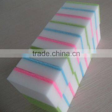magic cleaning PU and melamine composite sponges for kitchen factory sell 001
