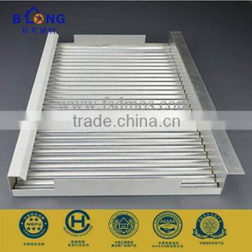 aluminum corrugated ceiling system