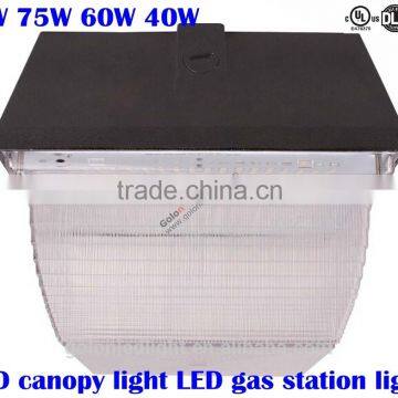 Canopy Led Light 60w Waterproof Led Lights 90w 60w 40w 75w DLC UL Listed Parking Lot Light photo-2