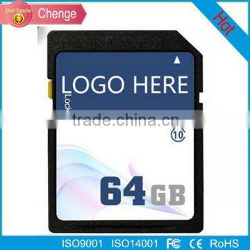 wholesale OEM 64gb class10 sd memory card