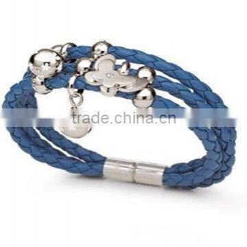 YB251 Butterfly shape leather bracelets for girl