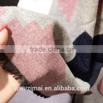 Womens Winter Warm Scotland Cashmere Soft Scarf Shawl Plaid Pashmina photo-4