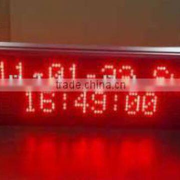 Single color P10 outdoor Led moving message display board//running message text led display board