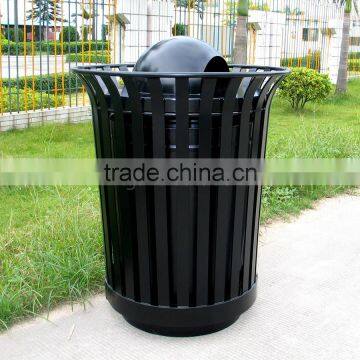 Metal garbage waste bin garbage trash bin outdoor garbage bin