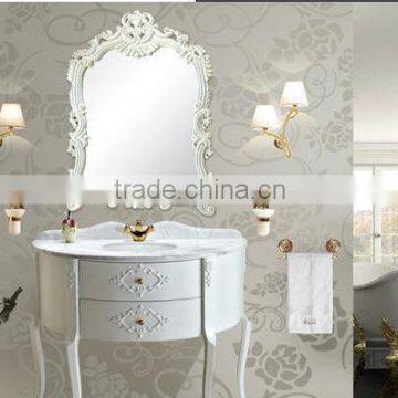 European style hot sell Solid Wood Bathroom Furniture