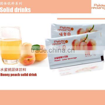 Juicy peach solid drink