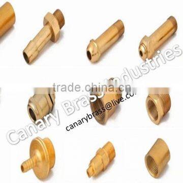 brass fitting nozzle, brass part, brass connector