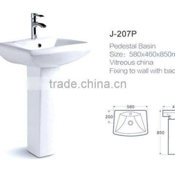 Chinese ceramic pedestal sinks