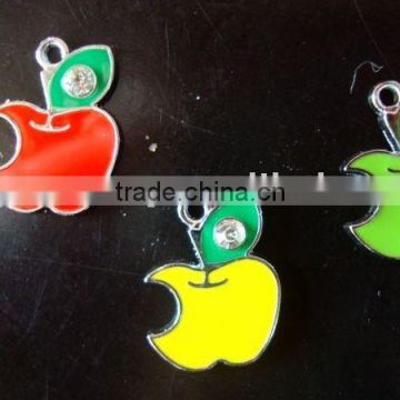 Apple Shape Jewelry Accessory Pendant Red,Yellow,Green Color