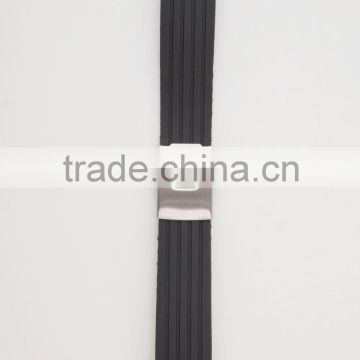 Silicone wristband watch band and bracelet