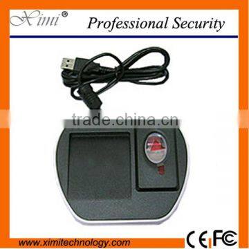Good quality fingerprint scanner fingerprint sensor with card reader 125KHZ and 13.56mhz smart card reader