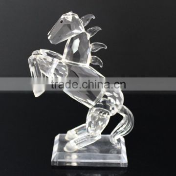 Customized crystal horse decoration pieces