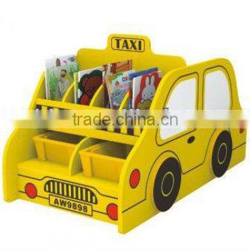 Kindergarten Product,children wood bookshelf