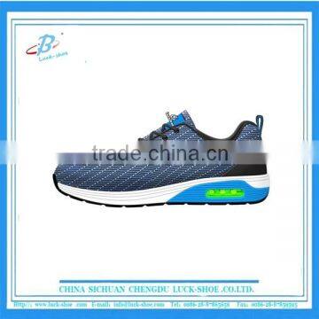 Wholesale flashing running shoes air bubble sneaker shoes with led light