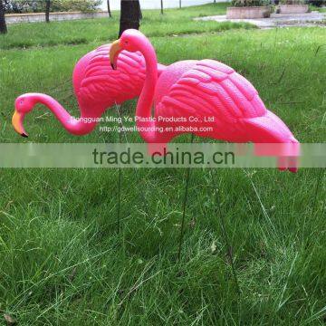 Sculptural Gardens Pink Flamingo Lawn Ornament Flamingo Figurine Plastic Party Grassland Garden Ornaments Decoration photo-2