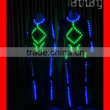 Wireless DMX512 Programmable LED Light dance costume