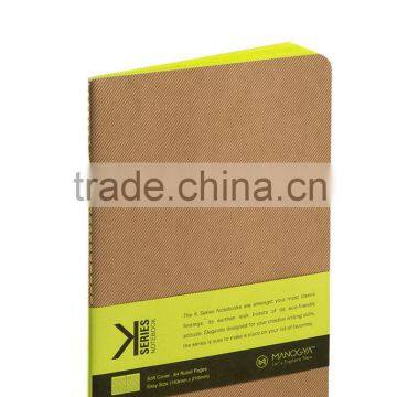 100% Customed / Handy Notebook/ Conference Notebook/ 64 Colored Ruled Pages/ Recycled Paper Notebook