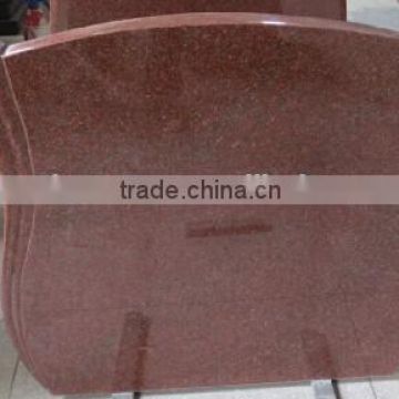 Eaupean style Popular indian red granite tombstone for sale