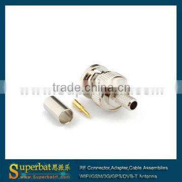 BNC crimp antenna rf connector for cable