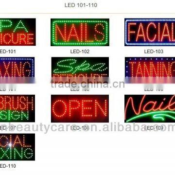 Different Language LED Sign for the Beauty Salon Nail Shops OEM is Welcome photo-4