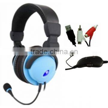 Multi-functions Video game headset for Xbox one PS4 xbox360 Wii PC PS4 headphone