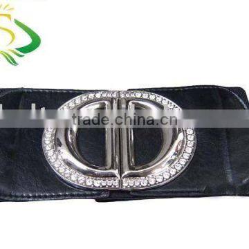 Fashion dacron elastic belt for lady