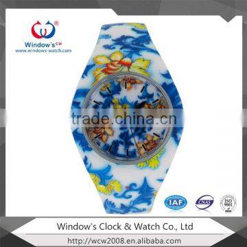 2014 hot sale fancy silicone watches wholesale bulk