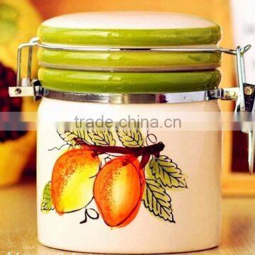 hangpaint ceramic food container