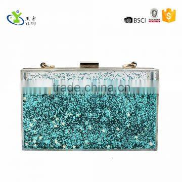 Transparent Acrylic Material Clutch Bag for Women 2016