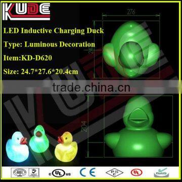 LED series luminous products LED gift product luminous yellow plastic duck