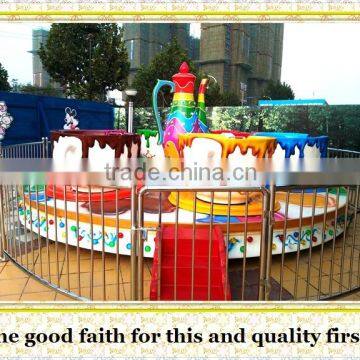 factory direct rides baby games playground rotary coffee cup rides for kids