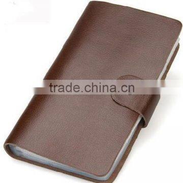 Business Fashion Waterproof Stud Closure Card Leather Book OEM Order Welcome photo-3