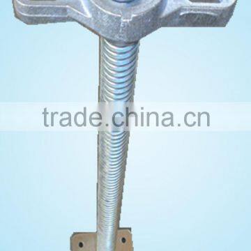 Hollow scaffolding screw jack base