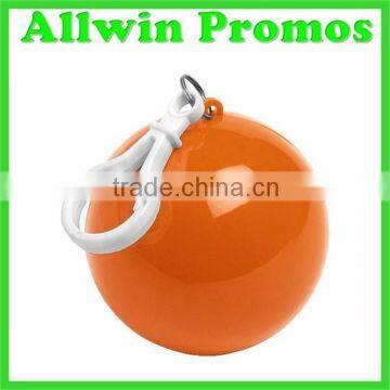 Poratble Disaposable Plastic Rain Poncho in Ball photo-2