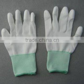 13G polyester liner PU coated chemical glove