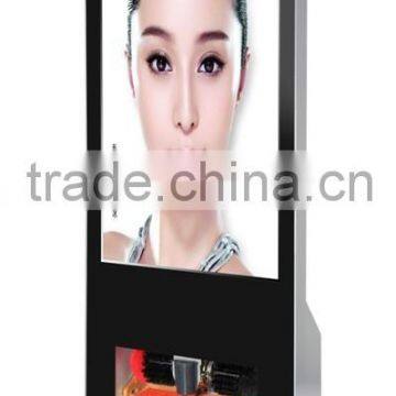 new design 47inch GZNT Series HD Ultra thin Digital Signage With Shoes Polisher