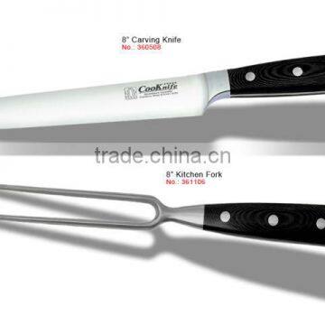 2Pcs Micarta Handle Bone Carving Knife Set