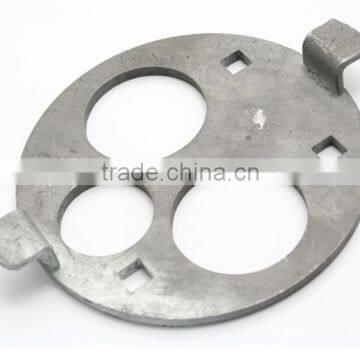 OEM Stamping parts steel Coin Cell Retainer,flat with hook stamping iron battery contact shrapnel ISO 9001-2008 passed