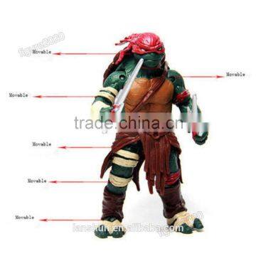4x Teenage Mutant Ninja Turtles TMNT Da Vinci/Raphael/Mikey/Donatello 5" Action Figure Loose photo-5