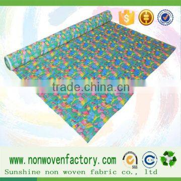 100% Polpropylene nonwoven digital fabric Printing For Hometextile custom different types of fabric printing