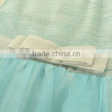 Aqua Pink Color Kids Party Wear Dresses for Girls of 2-6 Years photo-3