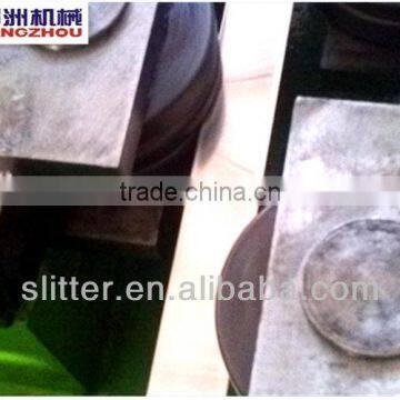 Galvanized Steel Flat Bar Uncoiler, Chamfering And Deburring, Recoiler Machine